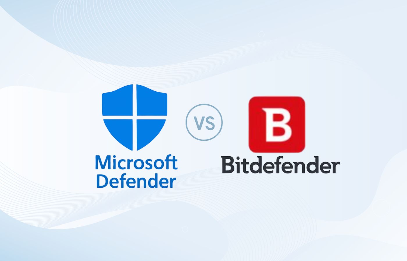 Microsoft Defender vs Bitdefender illustration